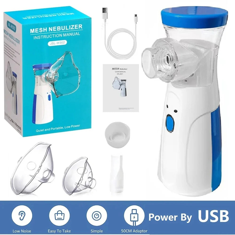 Portable Mesh Nebulizer for Kids & Adults